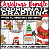 Coordinate Plane Christmas Pictures BUNDLE, 10 Pictures, N