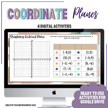 Preview of Coordinate Plane Digital Activities