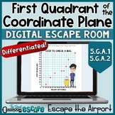 Coordinate Plane Digital Escape Room 5th Grade Math Geomet