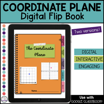 Preview of Coordinate Plane Digital Interactive Flip Book