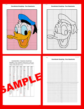 daffy duck coordinate grid