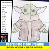 Coordinate Plane Drawing - Baby Yoda- (Star Wars)