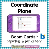 Coordinate Plane First Quadrant Digital Interactive Boom Cards