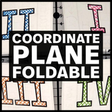 Coordinate Plane Foldable - Interactive Math Notebook Insert
