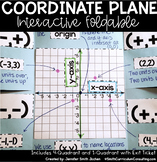 Coordinate Plane Four Quadrant and One Quadrant Flippables