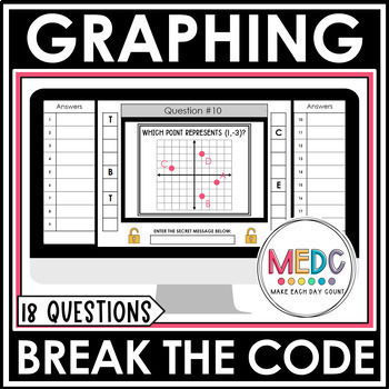 Preview of Coordinate Plane Graphing Activity 4 Quadrants