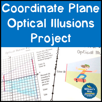 Preview of Coordinate Plane Graphing Activity Optical Illusion Project