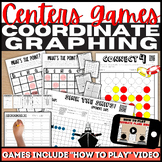 Coordinate Plane Graphing Battleship, Connect 4, BINGO, & 