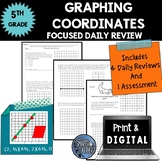 Coordinate Plane Graphing Daily Review and Assessment