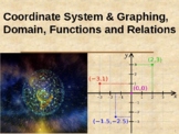 Coordinate Plane & Graphing Powerpoint/Lesson - Functions,