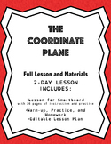 Coordinate Plane: Lesson Plan, Smartboard Lesson, & Worksheets