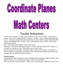 Coordinate Plane Math Centers and Activities