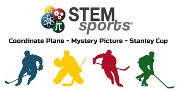 Preview of Coordinate Plane - Mystery Picture - Stanley Cup - STEM Sports