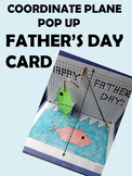 FATHER'S DAY CARD (POP UP) Coordinate Plane