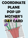Coordinate Plane POP UP MOTHER'S DAY CARD