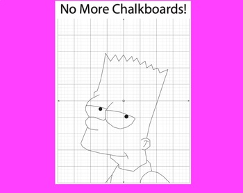 Coordinate Plane Pictures (Bart Simpson) by Kevin Wilda | TpT
