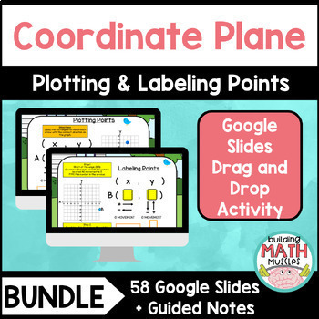 Preview of 6th Grade Plotting and Labeling Points DIGITAL ACTIVITY - Coordinate plane