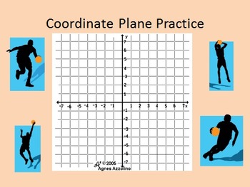Preview of Coordinate Plane Practice 6.NS.C.8