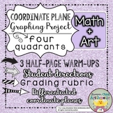 Create Your Own Coordinate Plane Picture Project 4 Quadrants