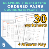Coordinate Plane | Grade 5 Worksheets for Graphing and Ide