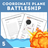 Coordinate Plane | Printable Battleship Fun Classroom Acti