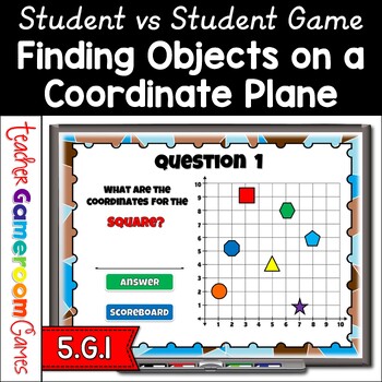 Preview of Coordinate Plane Review Powerpoint Game