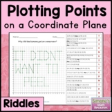 Plotting Points on the Coordinate Plane Riddles (First Qua