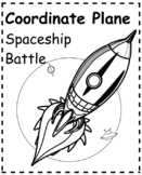 Coordinate Plane Spaceship Battle Game Bundle