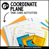 Graphing on the Coordinate Plane Task Cards Activity | All