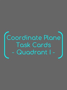 Preview of Coordinate Plane Task Cards