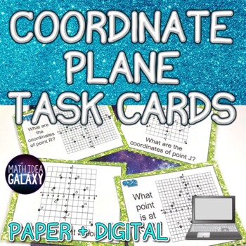 Preview of Coordinate Plane Task Cards