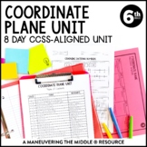 Coordinate Plane Unit | Graph, Reflect, & Find Distance Be