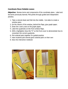 Preview of Coordinate Plane Unit