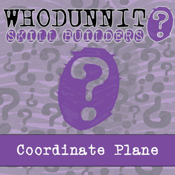 Preview of Coordinate Plane Whodunnit Activity - Printable & Digital Game Options