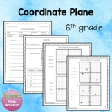 Coordinate Plane Worksheets Four Quadrants 6th Grade