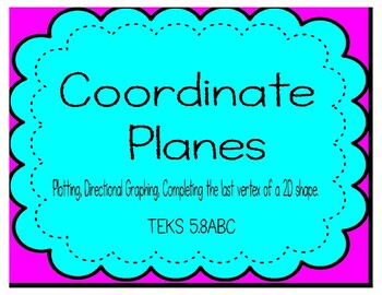 Preview of Coordinate Planes