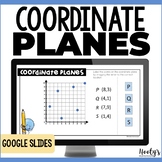 Coordinate Planes Distance Learning Google Slides