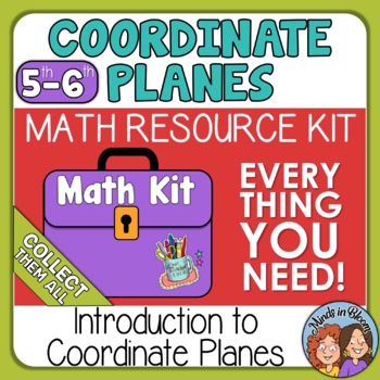 Preview of Coordinate Planes - Introduction to Plotting Coordinates - Math Kit