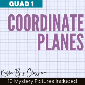 Preview of Coordinate Plane First Quadrant