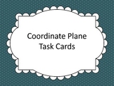 Coordinate Planes QR Code Task Cards