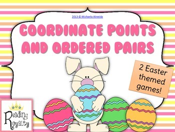 Preview of Coordinate Points - 2 Easter themed games!
