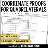 Coordinate Proofs for Quadrilaterals Graphic Organizer and