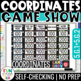 Coordinates Game Show 5th Grade Math Test Prep Review Game