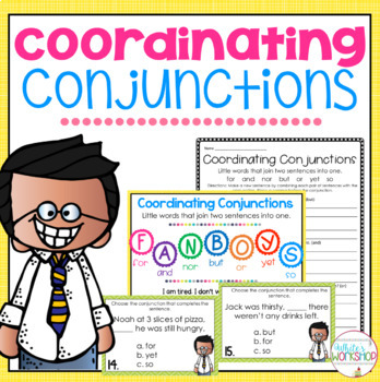 Preview of Coordinating Conjunction Activities 