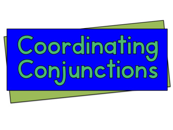 Preview of Coordinating Conjunctions
