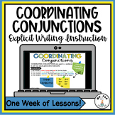 Coordinating Conjunctions Escape Room & Sentence Level Gra