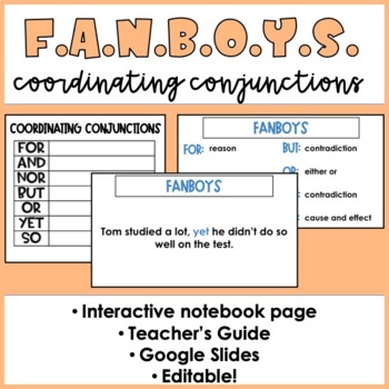 FANBOYS Conjunctions – Untangling Life's Web