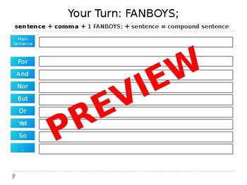 Coordinating Conjunctions FANBOYS - ppt download