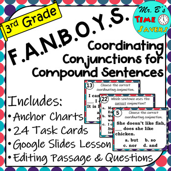 FANBOYS and WABBITS Conjunctions Board Game :: Teacher Resources