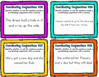 Coordinating Conjunctions Lesson 5 Day Unit Teach in 10 Minutes